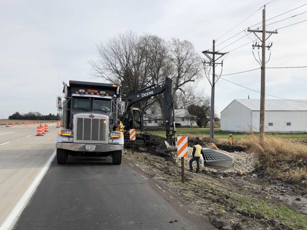  IL38-I39-Interchange-Roadway-Reconstruction-Illinois-Department-of-Transportation-District-2-IDOT-preliminary-engineering-studies-contract-plan-truck-semi